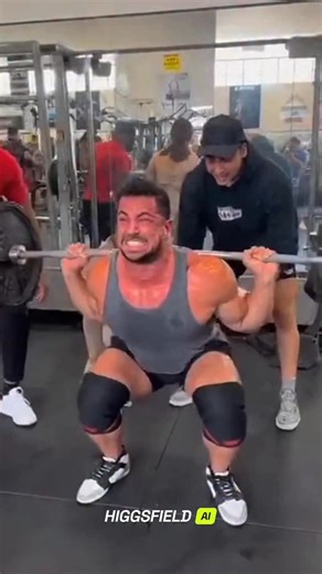 11K views · 49 reactions | ️‍♂️ When your squat literally breaks the floor. He went for a deep squat with a dumbbell, dropped it — and the floor gave out beneath him! Everyone froze for a second, then burst out laughing. Gravity: 1. Gym floor: 0.  #gym #fail #fitness #squat #funnyvideo #epicmoment #workout #viral #haha #shit #what #wow #no #wtf #really #ai #sora2 | The.worldai | Facebook