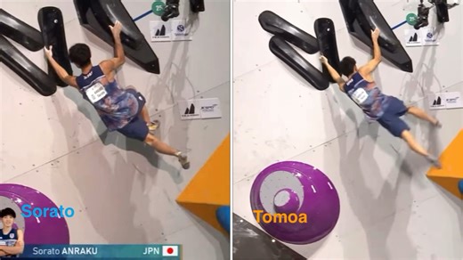 [安乐宙斗] Sorato与Tomoa，动态线路对比欣赏