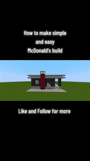 Construcción Sencilla de McDonald's en Minecraft