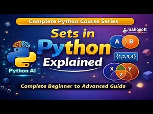 Sets in Python 🔥| Unique Values & Set Operations Explained | python AI based | python latest version