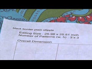 Janome Acufil Quilting impression modèle