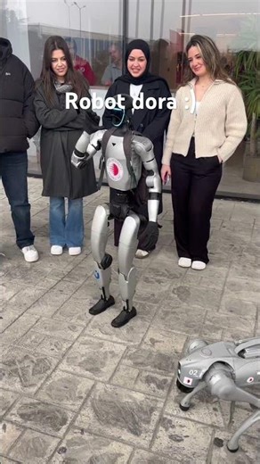 Robot dora ve köpeği :) #keşfet #ytdayibenionecikarnolur #iamrobot
