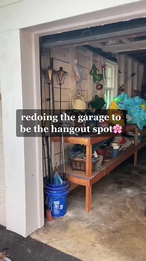 Garage Makeover: The Ultimate Hangout Spot 🌸
