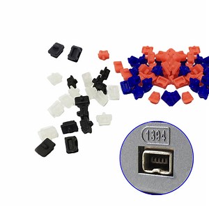[Hot Item] High Quality Silicone Firewire 400 1394 4pin 6pin 8pin Port Dust Phone USB Rubber Dust Plug for Computer