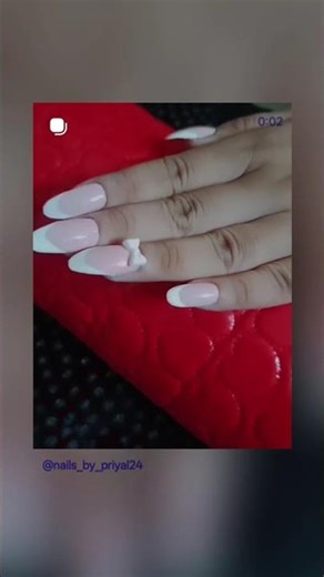 #nails # french nail art # peach color nail art # beautiful nails # suscribe.....💅🏼💅🏼💅🏼💅🏼💅🏼