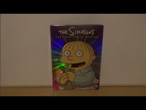 The Simpsons Season 13 (UK) DVD Unboxing