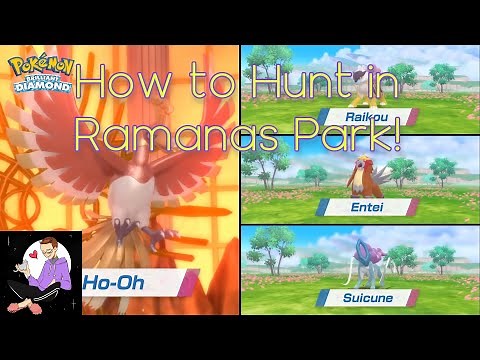HOW TO SHINY HUNT IN RAMANAS PARK! All the Legendaries!- Pokemon BDSP