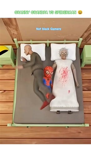 Granny Grandpa vs spiderman || Granny Funny Animation video || Granny 3 #granny3 #granny #gaming