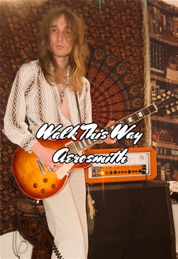 Guitar Cover of Aerosmith's 'Walk This Way'