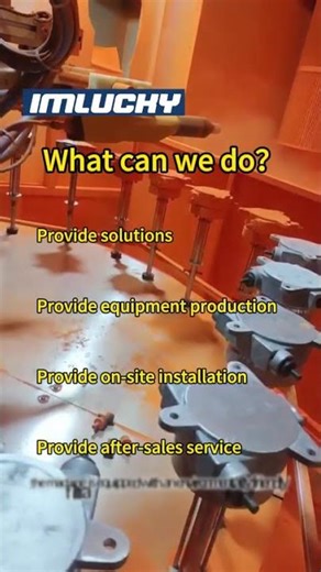 Leading the new trend of green coating - electrostatic powder automatic spraying machine #machine