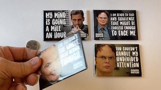 The Office Magnets Set of 4