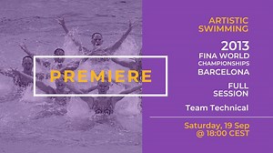🤩 🤩 🤩 Saturday Special! Enjoy a full session of artistic swimming from the 2013 FINA World Championships in Barcelona. This time, we are premiering the Team Technical Final. 12 teams compete for a place on the podium!!!🥇🥈🥉 #artisticswimming #waterisourworld #FINA | World Aquatics