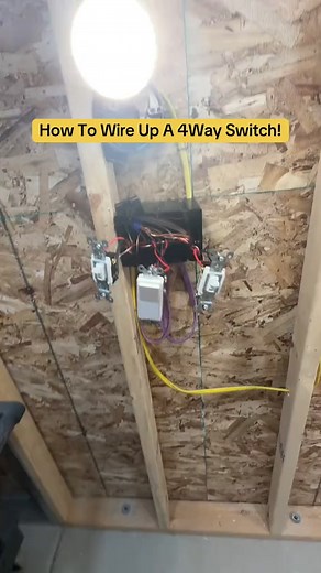 How to properly wire up a way switch system #wkhk #whackhack #thebasementking #electrician #tesmen #tools #journeymanelectrician #sparkylife⚡️💡 #electricalapprentice #masterelectrician #electriciansoftiktok #commercialelectrician #residentialelectrician #romex #outside | King Whack Hacks