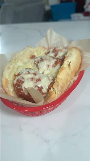 Meatball Subs! So ooey gooey delicious!