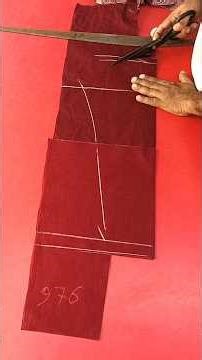 full sleeve cutting tutorial short video