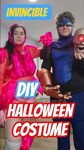I made INVINCIBLE Halloween Costumes! #invincible #shorts #halloween #cosplay #diy #art #viral #new
