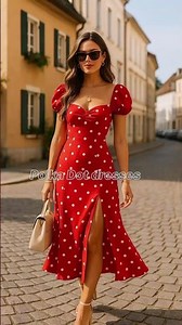 Polka Dot Dress: Style Guide & Outfit Ideas #fashion #aestheic #ootdguide #outfitideas