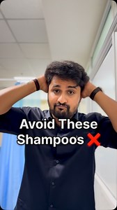 Avoid these Shampoos Disclaimer: I personally use these over-the-counter products, so please patch test them before using them. If not, speak with your dermatologist or physician to have a better understanding of your situation. #explorepage #explore #drniranjansamani #reels #fyp #reelsinstagram #trendingreels #haircare | Dr Niranjan Samani