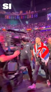 Max Holloway octagon walk for BMF defense vs. Charles Oliveira