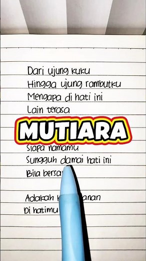 Mutiara - Ipank (Lyrics) || "From the tips of my nails to the ends of my hair" || Viral Tiktok