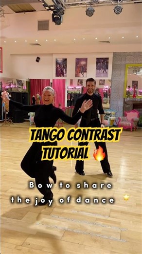 ✅Ballroom tango contrast tutorial 🔥#dance #tango #dancesport #ballroom #proamdance