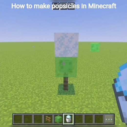 How to make popsicles in Minecraft#minecraft