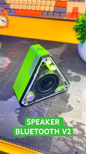 Speaker bluetooth v2 rgb transparan #speakerbluetooth #speakerv2
