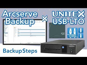 【How to Use】Arcserve Backup ✕ UNITEX USB LTO