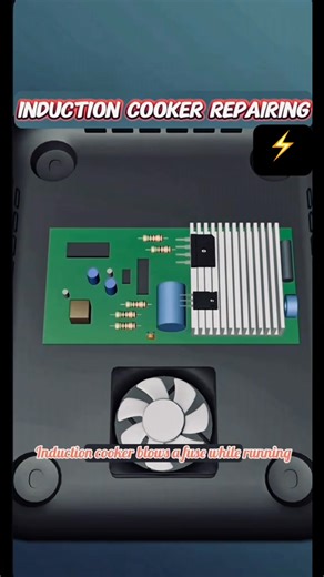 Induction Cooker Repairing based. #electricalwork #learning #foryoupageシ | Electrical Mind