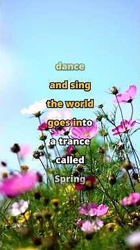 When Mother Nature Gets Up to Dance #jesus #christianmusic #spring #flowers #song #readalong #dance