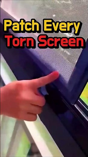 This $10 Screen Repair Tape Saved Me From Replacing My Window Screens #lifehacks #shorts