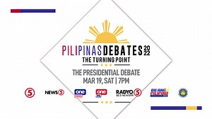 Mga Kapatid at #BotantengFrontliner! Huwag palagpasin ang pinakamainit na tapatan ng presidential candidates! PILIPINAS DEBATES 2022: The Turning Point, moderated by News5 Chief, Luchi Cruz-Valdes! mamayang 7PM na, dito lang sa TV5! #IBAsa5 #BilangPilipino | TV5