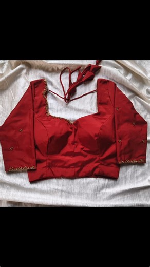simple aari work blouse #fashion#shortsfeed