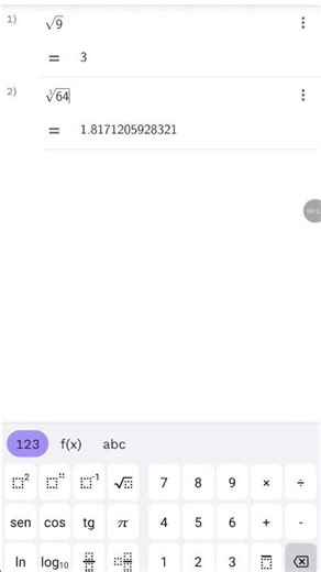 Cálculo de raíces aritméticas con la calculadora científica de GeoGebra. #matemática