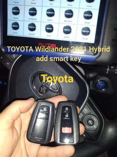 Toyota Wild Lander 2021 add smart key #automobile ,#автоэлектрика