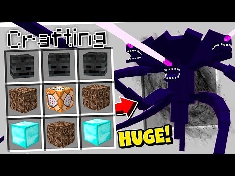 I CRAFTED THE WITHER STORM IN MINECRAFT!