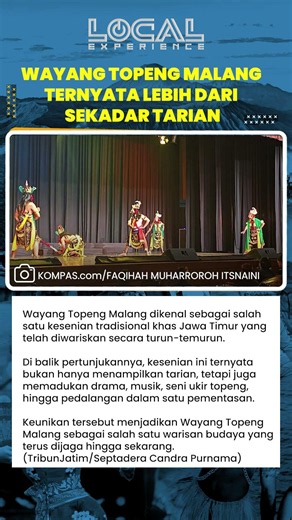 Wayang Topeng Malang Ternyata Lebih dari Sekadar Tarian Ini Keunikannya