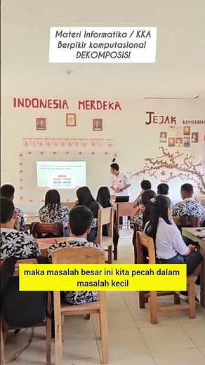 Dekomposisi - Berpikir Komputasional #informatika #koding #kka #kodingKA