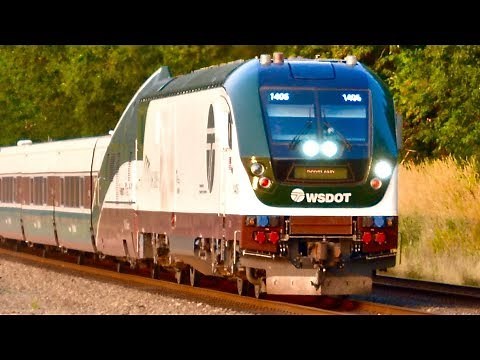New CHARGER Locomotives on Amtrak Cascades Trains!