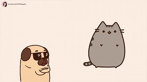 英文原声 胖吉猫 一起跳舞吧！PUGLIE & PUSHEEN Dance-Off Music Video ????