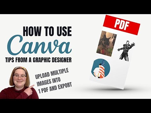 How To Combine Images into a PDF in Canva