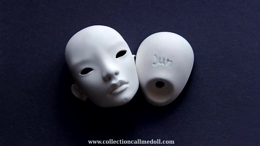 【BJD制作】How to mold and to cast a bjd head. BJD的头部倒模铸造合集