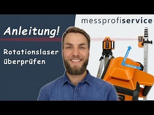 Rotationslaser überprüfen Anleitung | messprofiservice