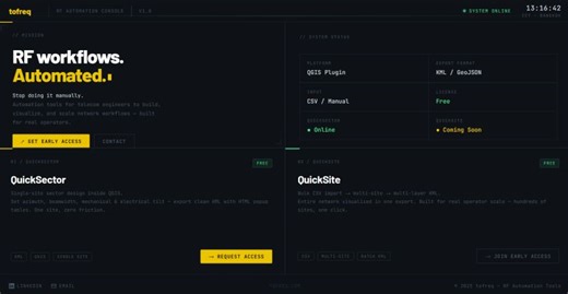 I built a simple tool for RF engineers using QGIS. It generates sector polygons in seconds instead of doing it manually. This is the first version — QuickSector. I also put together a small site… | Nattawut Prommayom