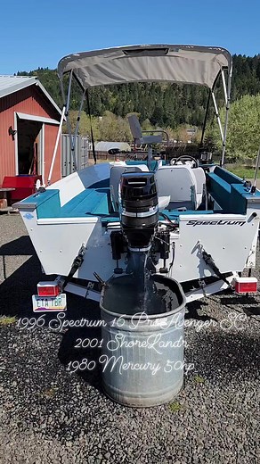1996 fully welded aluminum Spectrum 16ft Pro Angler SC boat. 2001 ShoreLand'r trailer. 1980 Mercury 50hp in-line 4cyl 2-stroke. Everything is super clean and/or like new! Came from Arizona. Never seen salt water before! Always stored under a carport & covered when not in use! Lots of extras! $8,000 obo! Outboard Madness #outboardmadness | Outboard Madness