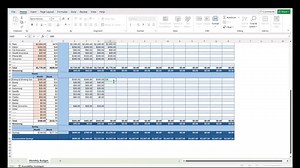 Monthly Based Budget Planner and Tracker (excel) - Etsy Canada