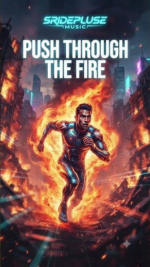 Push Through the Fire | Powerful Running Music 128 BPM | Workout Motivation # shorts