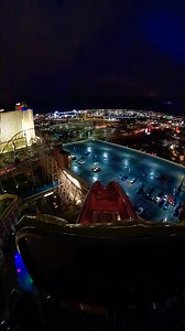 🌙 Las Vegas Roller Coaster is AWESOME at night #usa #UnitedStates #HappyThanksgiving #CoasterEnthusiast #coasters | National Coasters