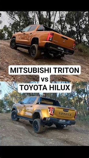 Mitsubishi Triton vs Toyota HiLux: Off-road