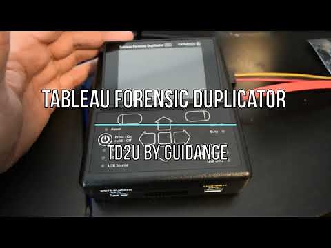 Tableau Forensic Duplicator TD2u Overview